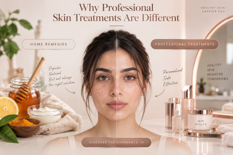 Why Professional Skin Treatments Are Different From Home Remedies